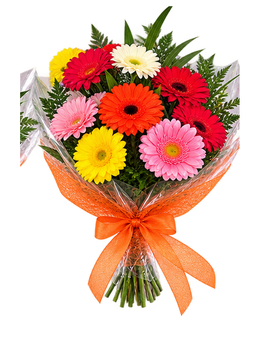 Ramo de gerberas multicolor