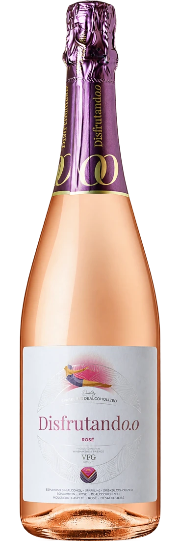Espumoso rosado Disfrutando 0,0 %