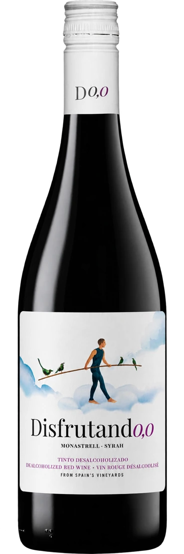Vino tinto Disfrutando 0,0 %
