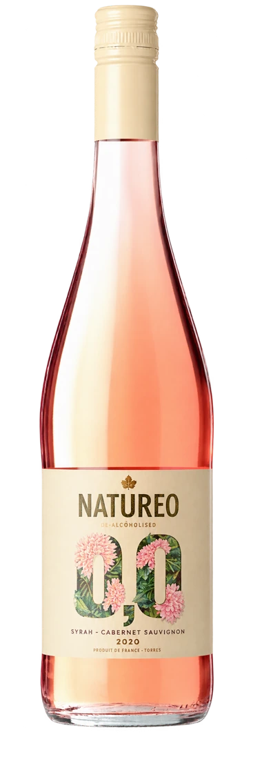 Vino rosado Natureo 0,0 %