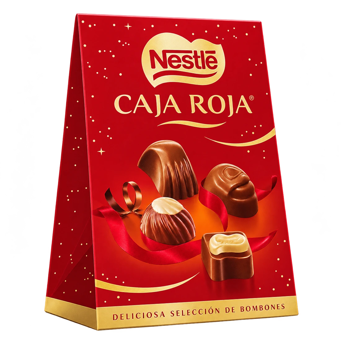 Bombones Nestlé Caja Roja · estuche vertical